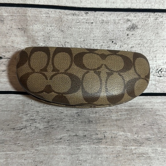 Coach Monogram Hard Glass‎ Case - Picture 1 of 3